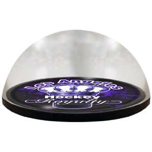   Angeles Kings Round Crystal Magnetized Paperweight
