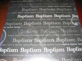 Scrapbook Paper 12x12 Baptism Antique Words  