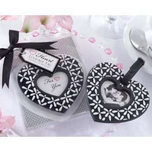 Follow Your Heart Black and White Luggage Tag K17028NA Quantity of 1 