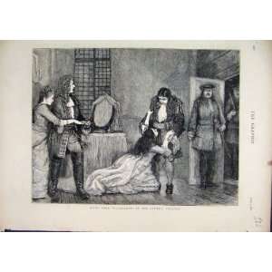   1874 Scene Clancarty Olympic Theatre Begging Woman