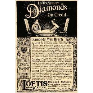  1905 Ad Loftis Brothers & Company Diamond Cutter Credit 