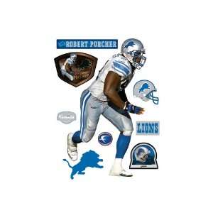  NFL Detroit Lions Robert Porcher Wall Graphic: Sports 