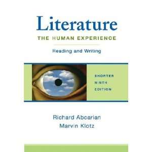  Literature, the Human Experience Reading and Writing: Home 