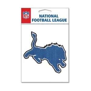  NFL Embroidered 3D Stickers DETROIT LIONS   DISCONTINUED 