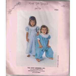  Round Yoke Jumpsuits (Patterns for Childrens Sizes 1, 2 