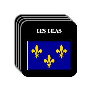  Ile de France   LES LILAS Set of 4 Mini Mousepad 