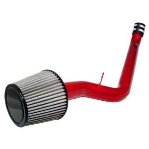  Honda Civic 99 00 SI DOHC Cold Air Intake / Filter   Red: Automotive