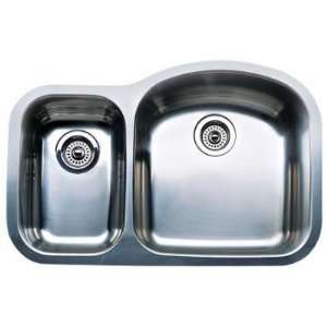  Blanco 440168 32 S. Steel Double Bowl Kitchen Sink