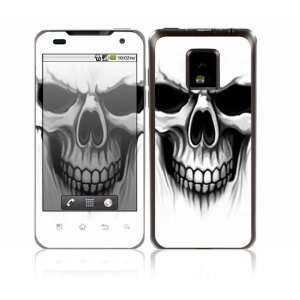  LG Optimus 2X Decal Skin Sticker   The Devil Skull 