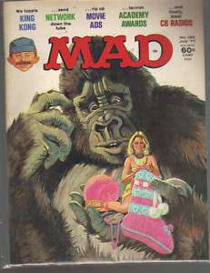 1977 MAD MAGAZINE JULY #192 KING KONG EXCELLENT  