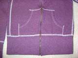 Kitson LA Womens Hoodie Sz XS Jacket Zip Up Purple  