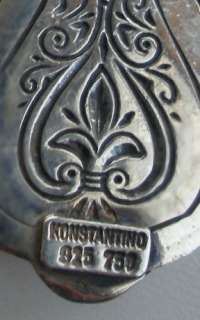 Konstantino Peridot Blue Topaz Enhancer Cross Pendant  