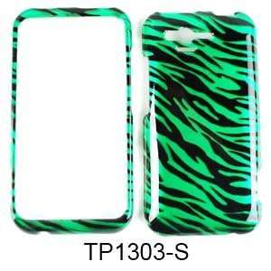   Green Black Zebra 2D Design Snap on Case: Cell Phones & Accessories