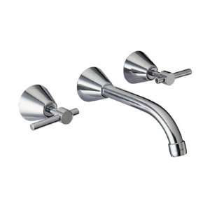   Modern Collection Wall Mounted Lavat   Polished Nickel: Home & Kitchen