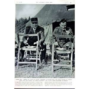  1949 GENERAL LATTRE TASSIGNY CHARLES KEIGHTLEY GERMANY 