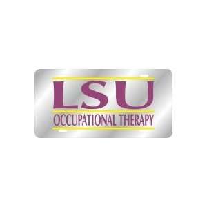  LSU Occupational Therapy License Plate: Sports & Outdoors