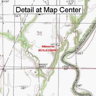   Topographic Quadrangle Map   Kilbourne, Louisiana (Folded/Waterproof
