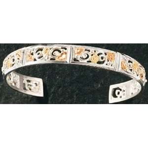  Landstroms Silver Filigree Cuff Style Bracelet: Jewelry