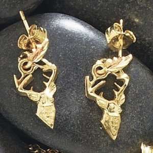  Landstroms Whitetail Deer Dangle Earrings Jewelry