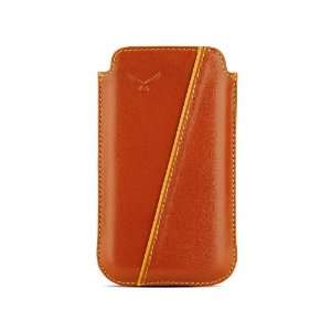  Kios Diego Iphone 4/4S Slim Pouch Case   Tan/Yellow Cell 