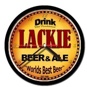  LACKIE beer and ale cerveza wall clock: Everything Else