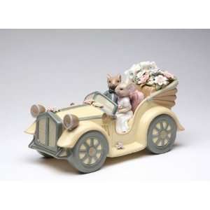  Fine Porcelain Sweetie Love Cart Musicals Box Collection 