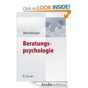 Beratungspsychologie (German Edition) Petra Warschburger  