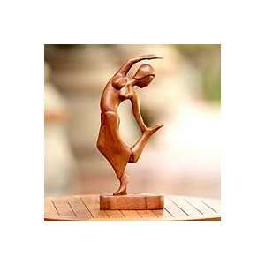  NOVICA Wood sculpture, Spirit Dancer