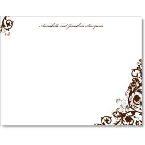  Vintage Brown Wedding Thank You Cards 
