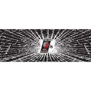   Trail Blazers Shattered Auto Rear Window Decal