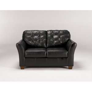 Famous Collection  Black Loveseat by Famous Brand Furniture:  