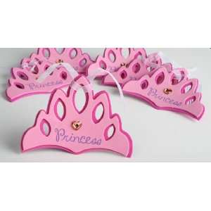   Princess Tiara Shaped Party Favors or Birthday Gift Tags Decorations