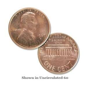  Almost Uncirculated 1969 D Lincoln Penny 