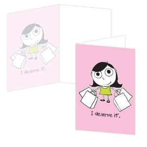 ECOeverywhere I Deserve Boxed Card Set, 12 Cards and Envelopes, 4 x 6 