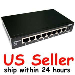  Cable N Wireless Fast 8 Port 10/100 Ethernet RJ45 Network 