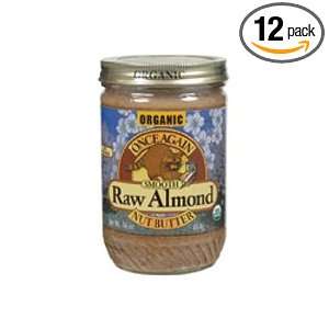 Almond Butter, Organic, Raw, Smth, 16 oz: Grocery & Gourmet Food