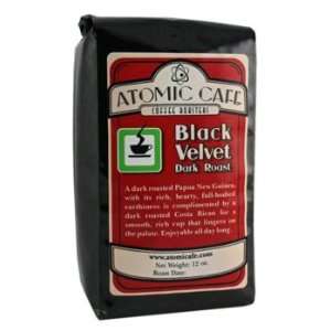 Atomic Cafe   Black Velvet Coffee Beans   5 lbs:  Grocery 