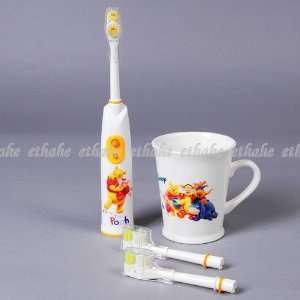   the Pooh Electric Tooth Brush Cup Mug Set
