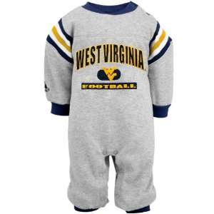   Virginia Mountaineers Infant Ash Football Coveralls