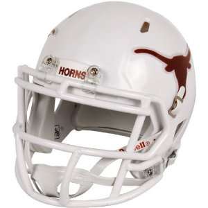  Riddell Texas Longhorns Mini Speed Helmet   White: Sports 