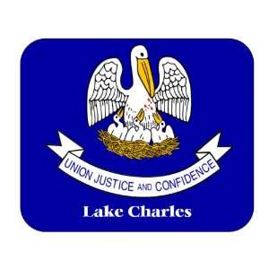  US State Flag   Lake Charles, Louisiana (LA) Mouse Pad 