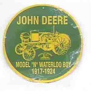    John Deere Tractor Model N Tin Sign CS60009: Toys & Games