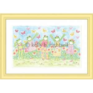  fashion frog party yellow frame