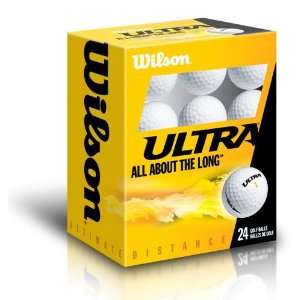  Wilson Ultra Ultimate Distance Golf Ball   Pack of 24 