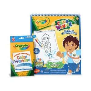  Crayola Color Wonder Go, Diego Go Markers and Coloring 