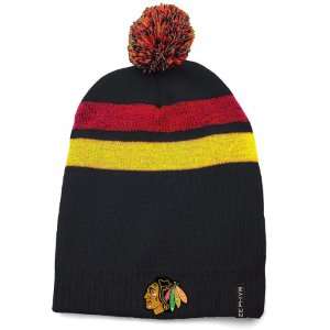  Zephyr Chicago Blackhawks Revolution Long Knit Hat With 