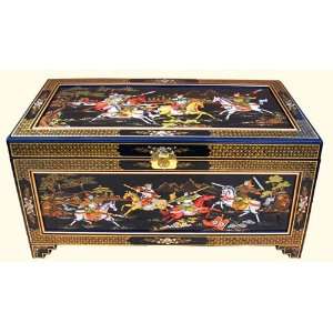   trunk hand painted warrior buy now at import direct