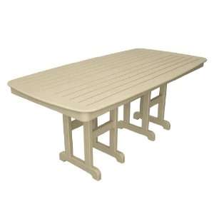  Trex Outdoor Yacht Club 37 x 72 Dining Table in Sand 