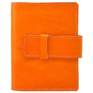  Orange Leather Refillable Journal