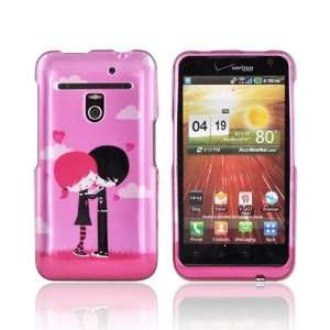  Pink Emo Love Hard Plastic Case Cover For LG Revolution 